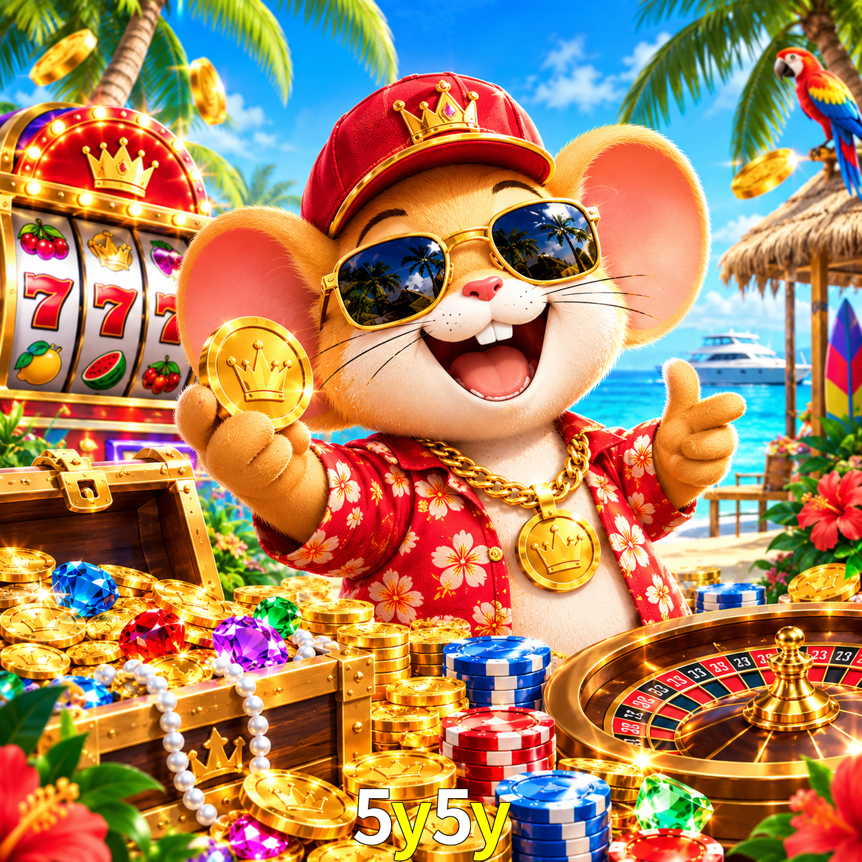 Imagem promocional da 5y5y mostrando a plataforma e suas vantagens